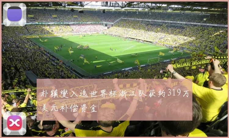 朴镇燮入选世界杯浙江队获约319万美元补偿资金